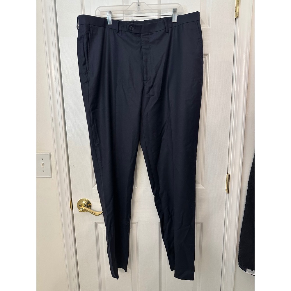 Men's Jos A Banks travelers wool navy pants size $40